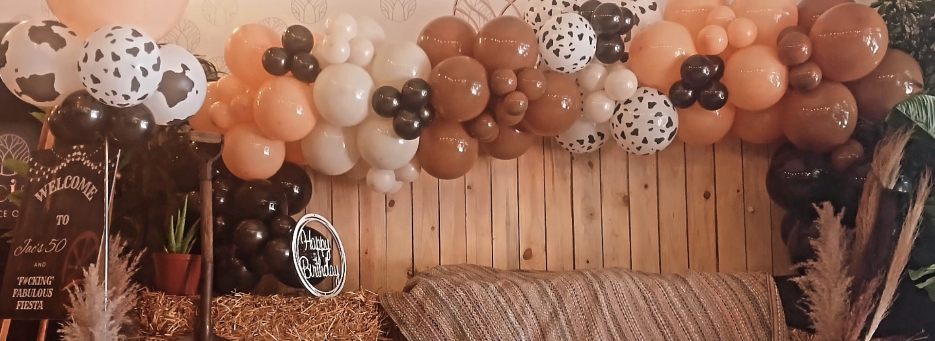 balloon backdrop wall decor set up service 13